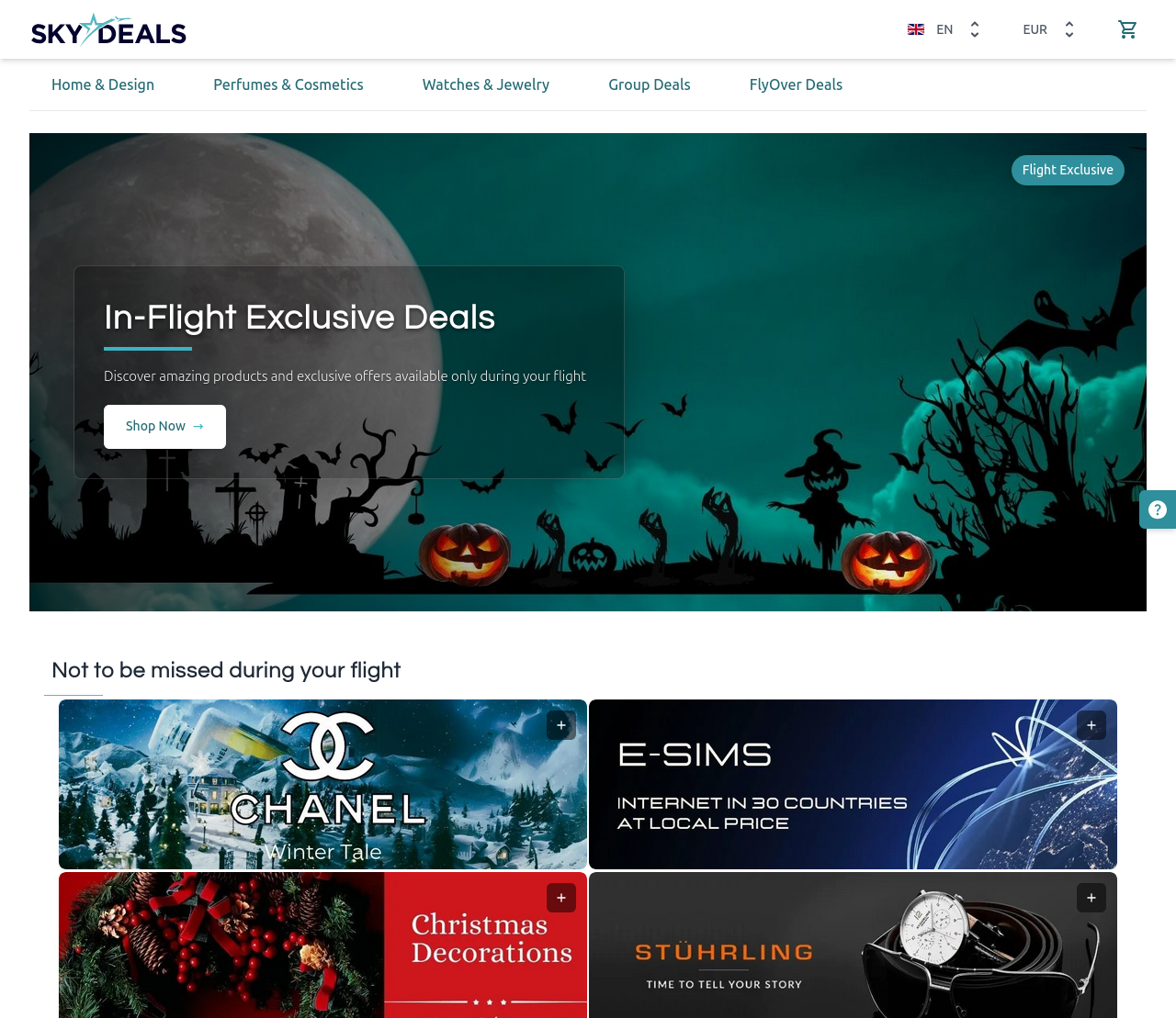 SKYdeals FlyOver Deals Map